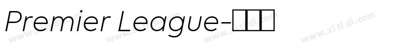 Premier League字体转换